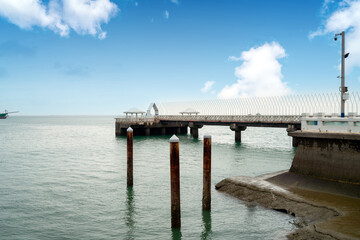 Sticker - Sightseeing Pier by the Sea, Beihai, Guangxi, China