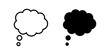 © ValGraphic - Thought cloud icon set