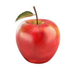 Sticker - A Vibrant Red Apple