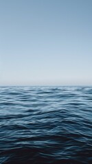 Wall Mural - ocean conceptual image, minimalist, beautiful, centered,