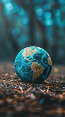 Wall Mural - globe conceptual image, minimalist, beautiful, centered,
