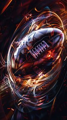 Wall Mural - american football conceptual image banner design.