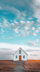Wall Mural - house conceptual image, minimalist, beautiful, centered,