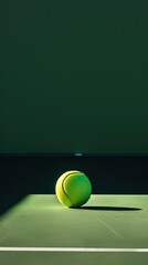 Wall Mural - pickleball conceptual image, minimalist, beautiful, centered,