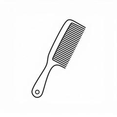 comb black icon isolated on white