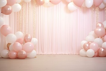 Happy new year backdrop balloon backgrounds party.