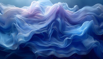 Aufkleber - Abstract blue and purple fabric background