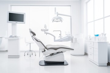 Wall Mural - Modern dental practice architecture furniture hospital.