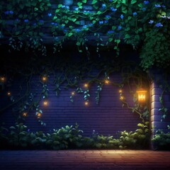 Wall Mural - Outdoors lighting nature night.