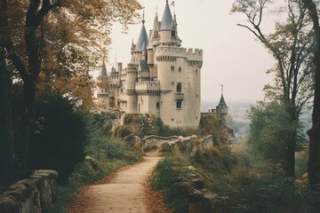 Poster - Castle architecture building spirituality.