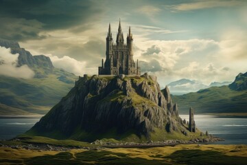 Wall Mural - Scotland architecture landscape building.