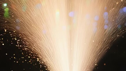 Poster - a vibrant array of colors explodes in the night sky, creating a stunning celebration of light and ex