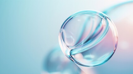 Poster - 8K resolution macro image of a soap bubble's surface, swirling iridescent colors and thin-film interference patterns visible, moment before bursting, high dynamic range,