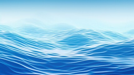 Poster - Abstract Blue Waves