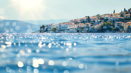 Wall Mural - coastline island Sea view from the water