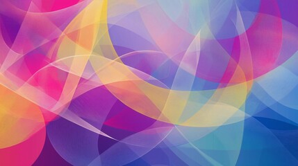 Vibrant swirls of color create a dynamic abstract background