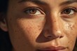 © Rawpixel.com - Freckle skin adult woman.