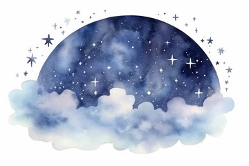 Wall Mural - Night astronomy nature sky.