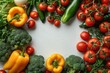 © Koon - Various colorful vegetables on a white background
