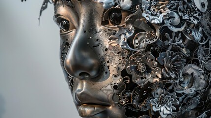 Poster - The aesthetic versatility of metal in art and design allows for creative expression.