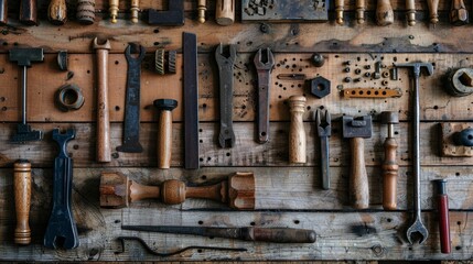 Poster - The craftsmanship and design principles evident in vintage tools inspire appreciation for the artistry of toolmaking.