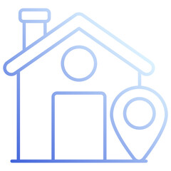 Wall Mural - House Location