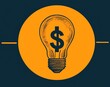 © AbleV - A lightbulb with dollar sign currency symbol