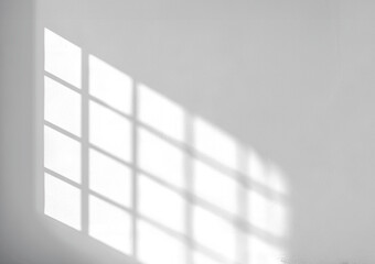 Canvas Print - Shadows cast by sunlight filtering through windows, cut out