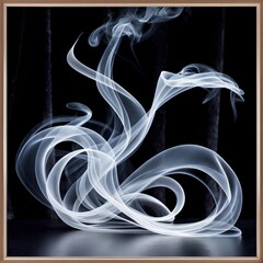 Wall Mural - abstract smoke background