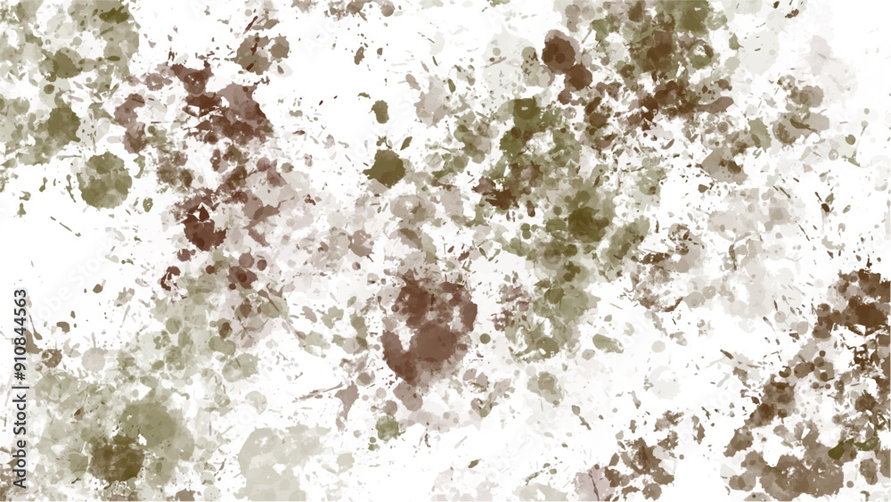 Abstract earth tone watercolor background.Hand painted watercolor. vector