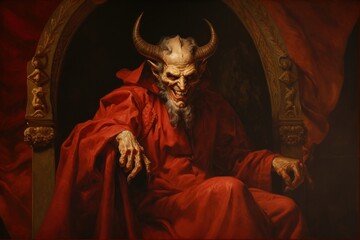 Poster - Satan painting art weaponry.