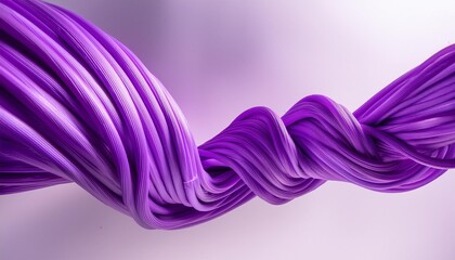 Wall Mural - Abstract 3D Colorful purple Wires