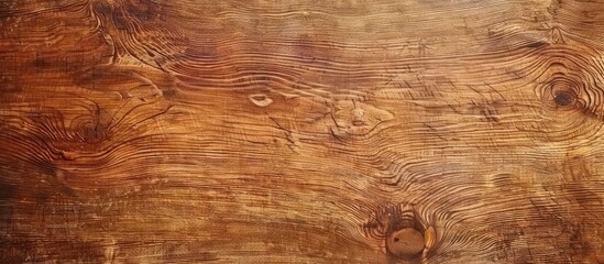 Aufkleber - Horizontal brown plywood texture with space for text in the image. Creative banner. Copyspace image