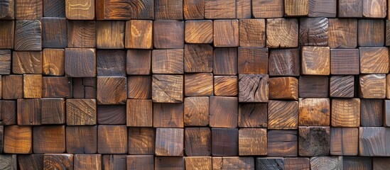 Poster - Wooden pattern suitable for a copy space image