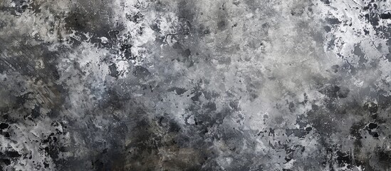 Poster - A grunge gray concrete backdrop with a rough texture for text placement ideal as a graphical resource with copy space image