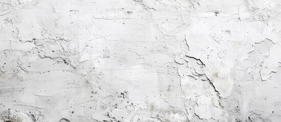 Leinwandbilder - A vintage or grungy white background with a natural cement or stone texture resembling an old retro patterned wall suitable for copy space images