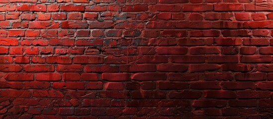 Aufkleber - Background texture with a red brick wall for a copy space image