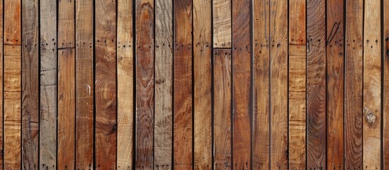 Aufkleber - A durable teak wood design suitable for outdoor furniture and wallpaper with ample copy space image