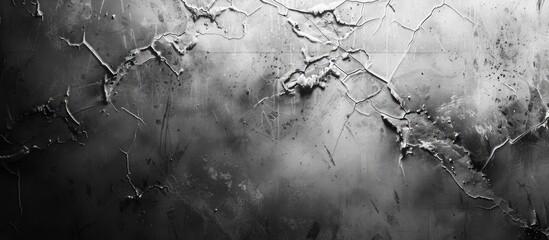 Canvas Print - Background texture idea with a scratched concrete wall for copy space image