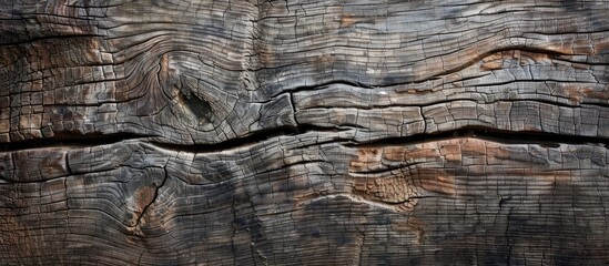 Aufkleber - Wood background with an aged texture showcasing natural patterns perfect for a copy space image