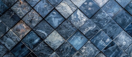 Aufkleber - Stone tile pattern background provided at no cost with space for product or advertisement design on image. Creative banner. Copyspace image