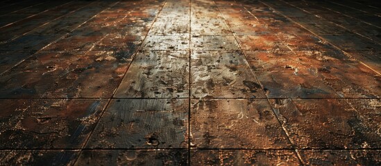 Poster - A gritty grunge floor with plenty of copy space image