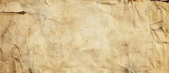 Poster - Vintage paper texture with a rough faded surface ideal as a blank page for text placement with white background copy space image suitable for retro and grunge design
