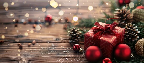 Poster - A present or ornament to enhance with copy space image