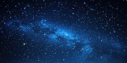Wall Mural - many stars in night sky