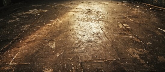 Sticker - A gritty grunge floor with plenty of copy space image