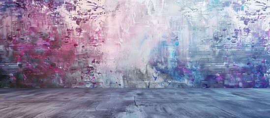 Aufkleber - Abstract wall surface depicted with canvas texture with an art painter concept in mind allowing for copy space image