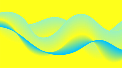 Poster - Yellow Blue abstract background. Modern design template for web cover