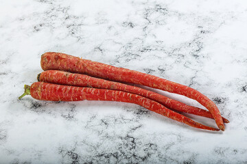 Wall Mural - Raw ripe Indian red carrot