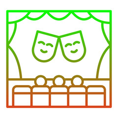 Sticker - Theater Icon